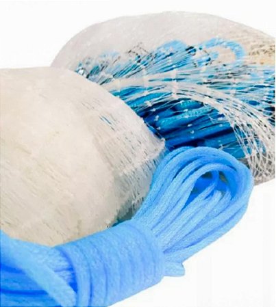 Tarrafa Fio 0,60 - Malha 3,5 entre nó - 25 Metros de Roda