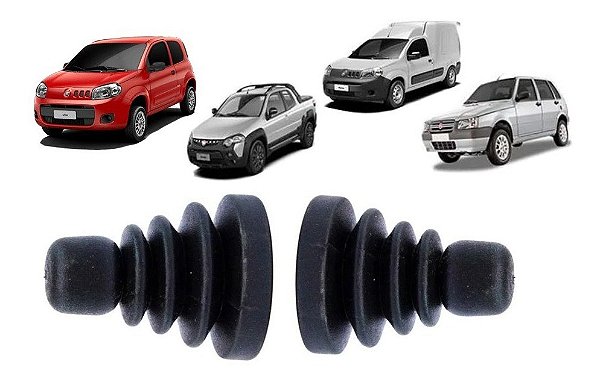 Par Coifa Regulagem Retrovisor Original Fiat 714229614