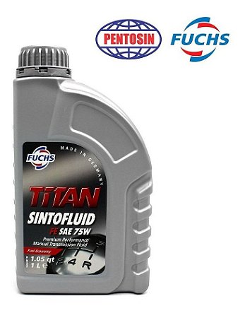 Oleo câmbio manual Titan Sintofluid Fe Sae 75w Api Gl-4
