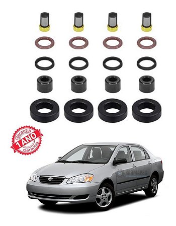 Reparo Bico Injetor Corolla Denso 1.8 2325022040 2325016160