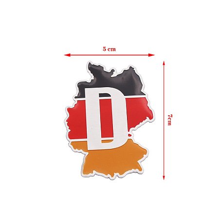Emblema 3D Germany mapa