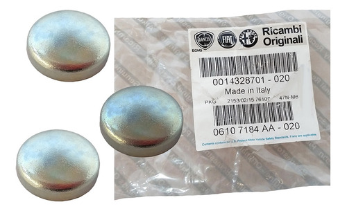 Kit tampao selos bloco motor 20 mm Stilo Marea 2003 A 2011 14328701
