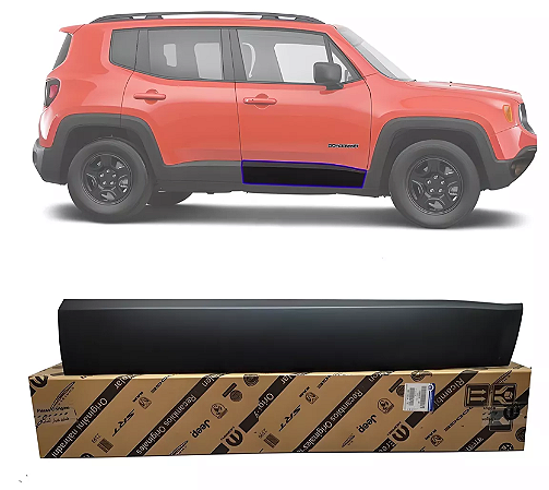 Friso lateral direito Jeep Renegade 15 a 22 original 735599029