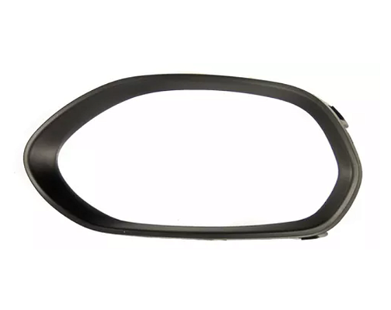 Moldura farol neblina esquerda preta Fiat Toro 2016 a 2021