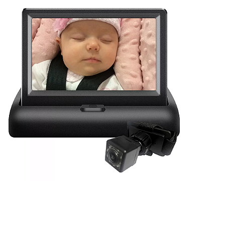 Câmera de carro e bebe de frente larga com sensor noturno