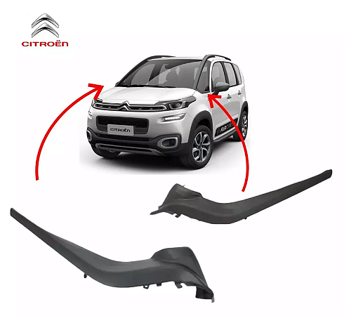Par Acabamento Borracha Paralama Aircross 2011 A 2021 Origi