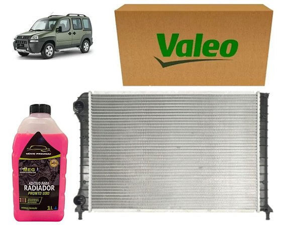 Radiador Fiat Doblo Todos 2001 Até 2018 Adventure E Etork Valeo 701801