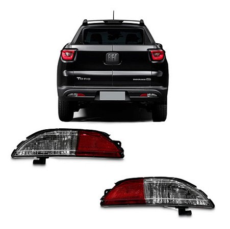 Par Lanterna Luz Ré Parachoque Novo Original Fiat Toro