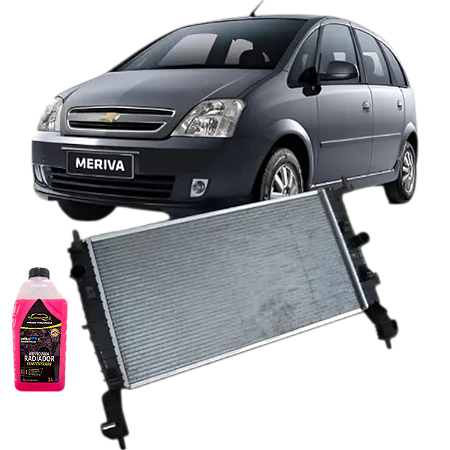 Radiador Gm Meriva 1.4 1.8 2007 2008 2009 2010 2011 2012