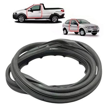 Borracha Da Porta Esquerda Palio E Strada 2 Portas Original