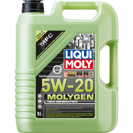 Óleo  5w-20 Com Redutor Atrito Liqui Moly Molygen 5l 8540