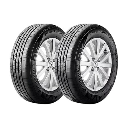 Kit De 2 Pneus Continental Powercontact 2 P 195/60r15 88 H