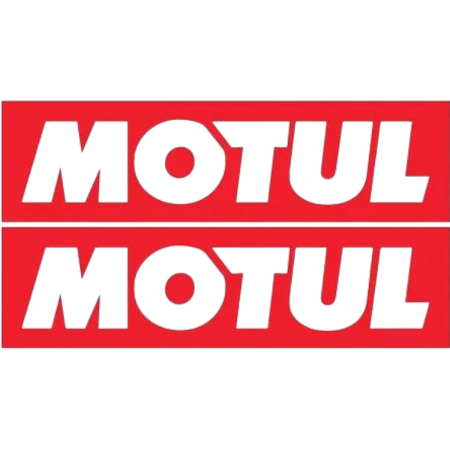 Adesivo Motul 13 Cm X 3,5 Cm Vermelho 2 Unidades