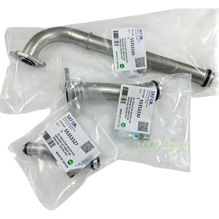 Kit tubo resfriador oleo motor gm Sonic Cruze Tracker 1.6 1.8 16v original 55353329 55353327 55353330