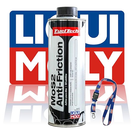 Aditivo Liqui Moly Fueltech Mos2 Oil Additiv 500ml Lançamento + Chaveiro Liqui Moly