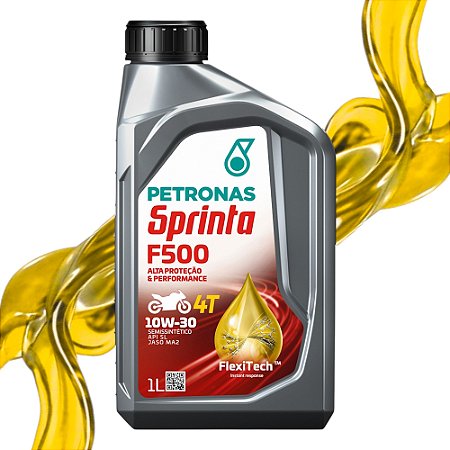 Óleo Premium Para Motos 4 Tempos F-500 Petronas 10w30