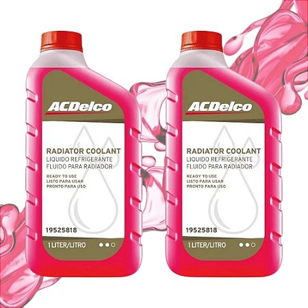 Kit 2 Aditivo Para Radiador Pronto Para Uso Acdelco 19525818