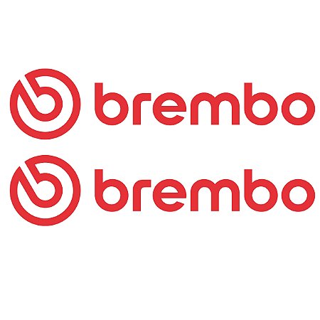 Adesivos Brembo alta qualidade Premium 2 Unidades 5,5 Cm