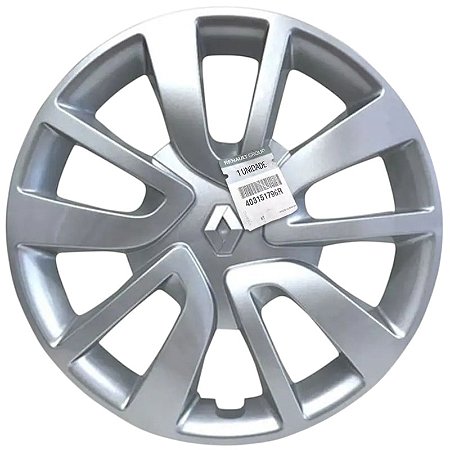 Calota 1 Un Aro 15 Renault Sandero Logan 403151796r Cinza