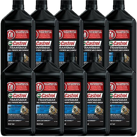 10 Óleo Cambio Auto Castrol Transmax Tqm Sp3 Dexron Vi