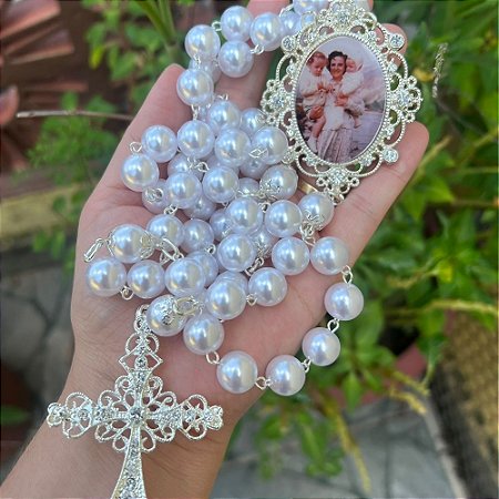 Terço Santa Gianna Prata