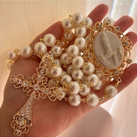 Terço Nossa Senhora de Fátima Cruz Imperial