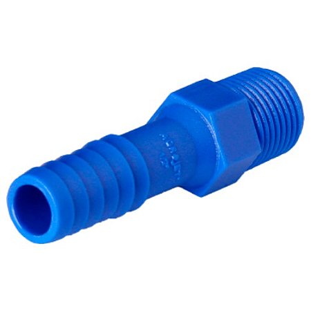 ADAPTADOR COM ROSCA EXTERNA 1/2" Azul