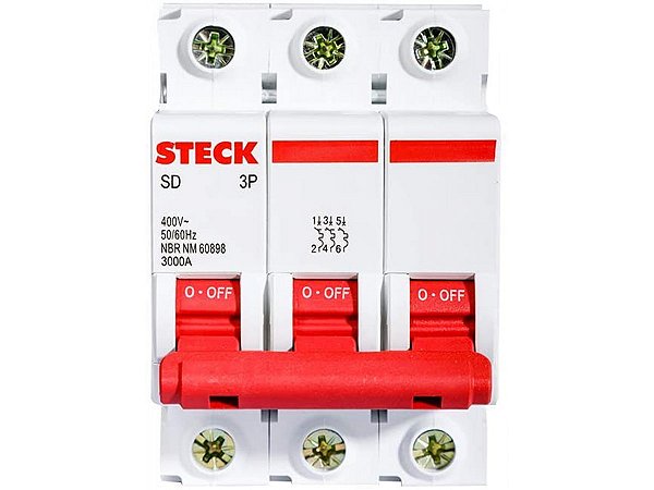 DISJUNTOR DIN TRIPOLAR 50A-C