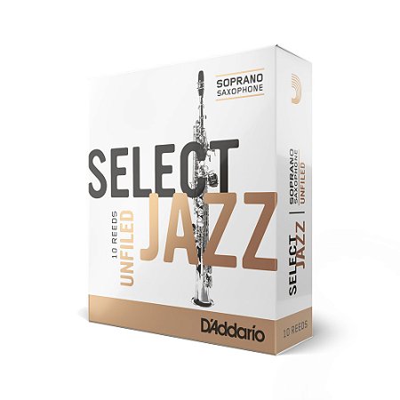 PALHETA SAX SOPRANO SELECT JAZZ UNFILED