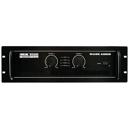 Amplificador De Potencia Com 2 Canais MK8500 - MARK AUDIO