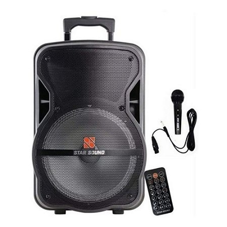Caixa Acústica Ativa Com Bateria Star Sound SS100 - STANER