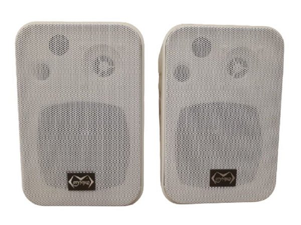 Caixa Som Ambiente 40W 4" Passiva (Par) Branco MSA 105 - Mynjko