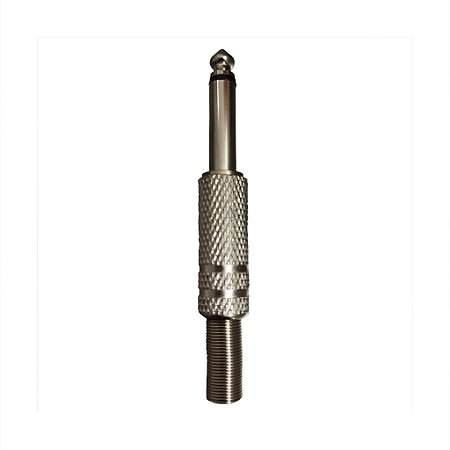 Conector P10 Mono Niquelado UW 2002C - CSR