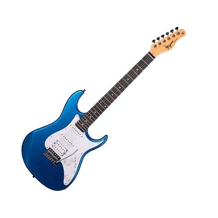 Guitarra Elétrica Metálic Blue MBL DF/PW TG-520 TAGIMA