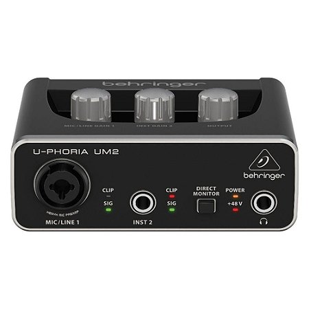 Interface De Audio  Behringer U-PHORIA UM2