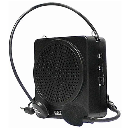 Kit professor portátil caixa e microfone Preto SUPERVOZ I 625 - TSI