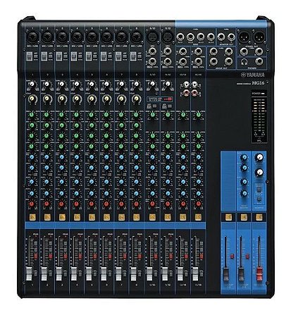 Mesa De Som Analógica Com 16 Canais MG16 - YAMAHA