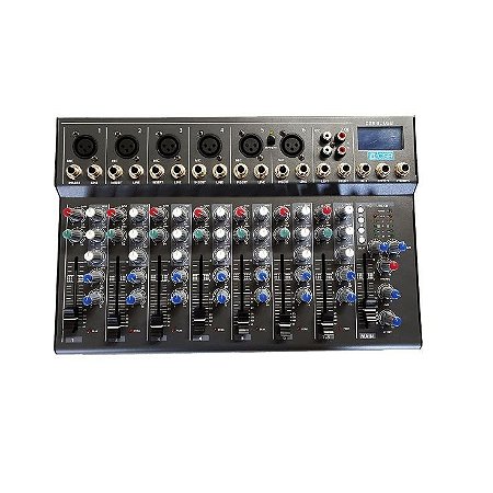 Mesa De Som Analógica Com 8 Canais 8L USB - CSR