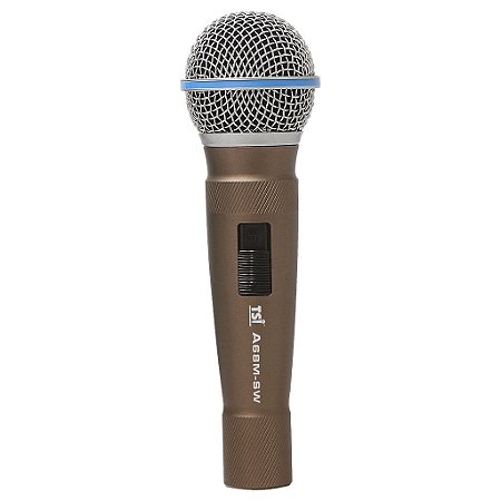 Microfone Dinâmico de Mão A68M-SW - TSI