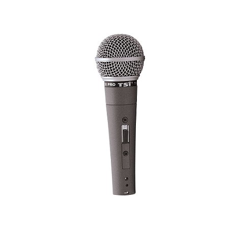 Microfone Dinâmico de Mão com Chave PRO-BR SW - TSI