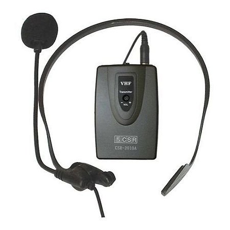 Microfone Sem Fio Headset Para Câmeras 2010A - CSR