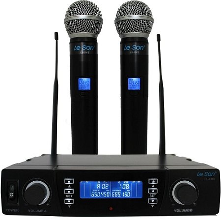 Microfone sem fio  Multi-Frequência LSX 02 - LESON
