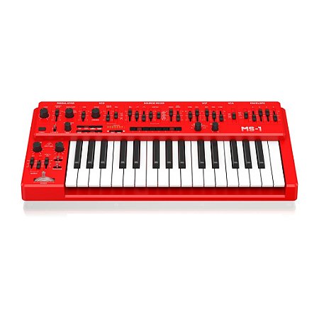 Sintetizador Monofônico Analógico 32 teclas MS-1-RD - BEHRINGER