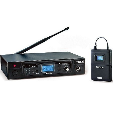 Sistema de Monitor Sem Fio VMT-50 + Fone E50 Pro - VOKAL
