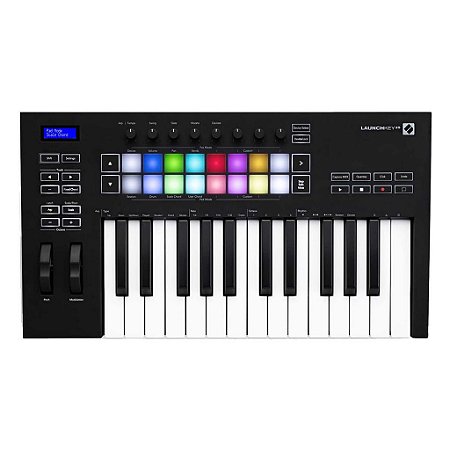 Teclado Controlador USB Com 25 Teclas LAUNCHKEY-25 MK3 NOVATION