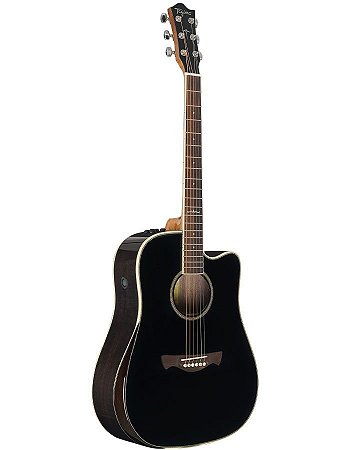 Violão elétrico Dreadnought aço WS-25 EQ BK - TAGIMA