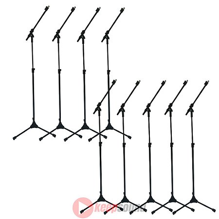 Kit Com 9 Pedestais Tipo Girafa Para Microfone PSU 0135 - RMV
