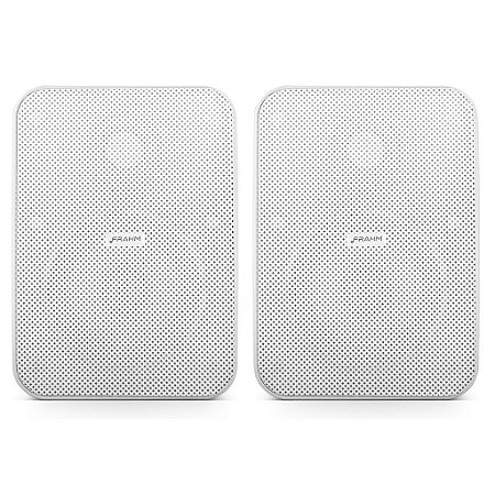 Caixa de Ambiente Outdoor (Par) 80W 5 pol Branca CS 5 - FRAHM