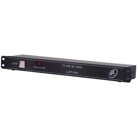 Filtro De Áudio Com 8 Tomadas 9T6KD - LL AUDIO