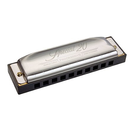 Gaita Diatônica D (Ré) SPECIAL 20 PROGRESSIVE - HOHNER